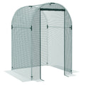 4' x 4' Green Plant Protection Tent Crop Cage with Door E979406
