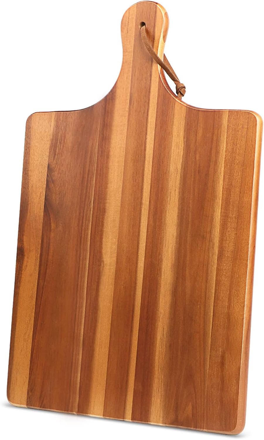 Acacia Wood Cutting Board with Handle 17"X11" A682