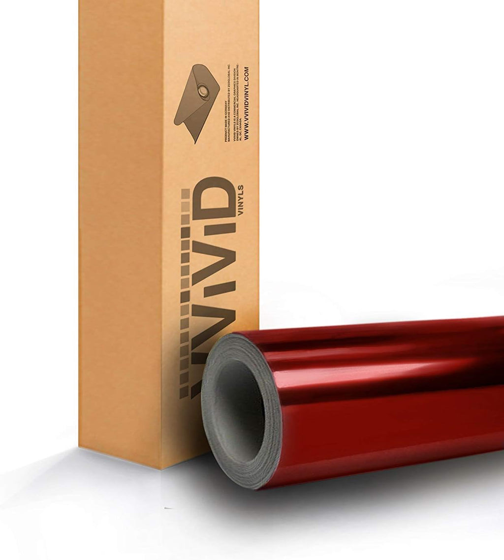 Red Mirror Chrome Cast Vinyl Wrap (50ft x 5ft) R872