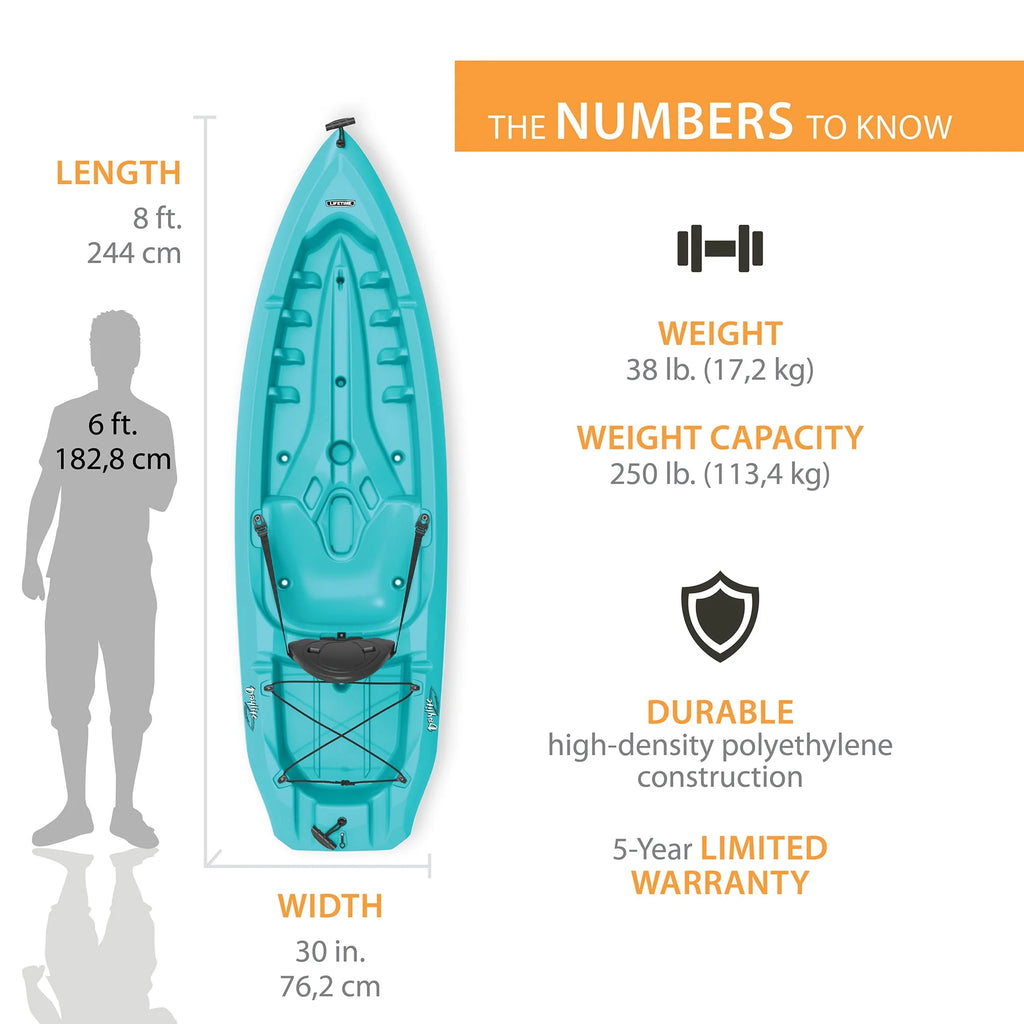 Teal 8 ft Sit-On-top Kayak B83129