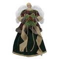 Red and Green Angel Christmas Tree Topper I4766