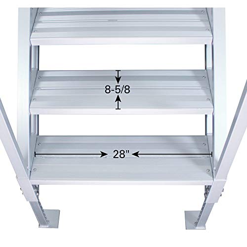 5-Step Dock Stairs with Railing S308