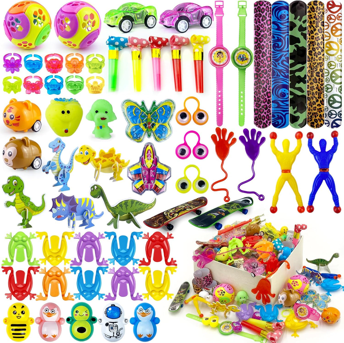 62PCS Party Favors Toy Assortment Bulk Toys F914516