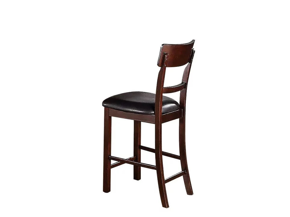Brown Wooden Dining Chairs Set of 2 I87649