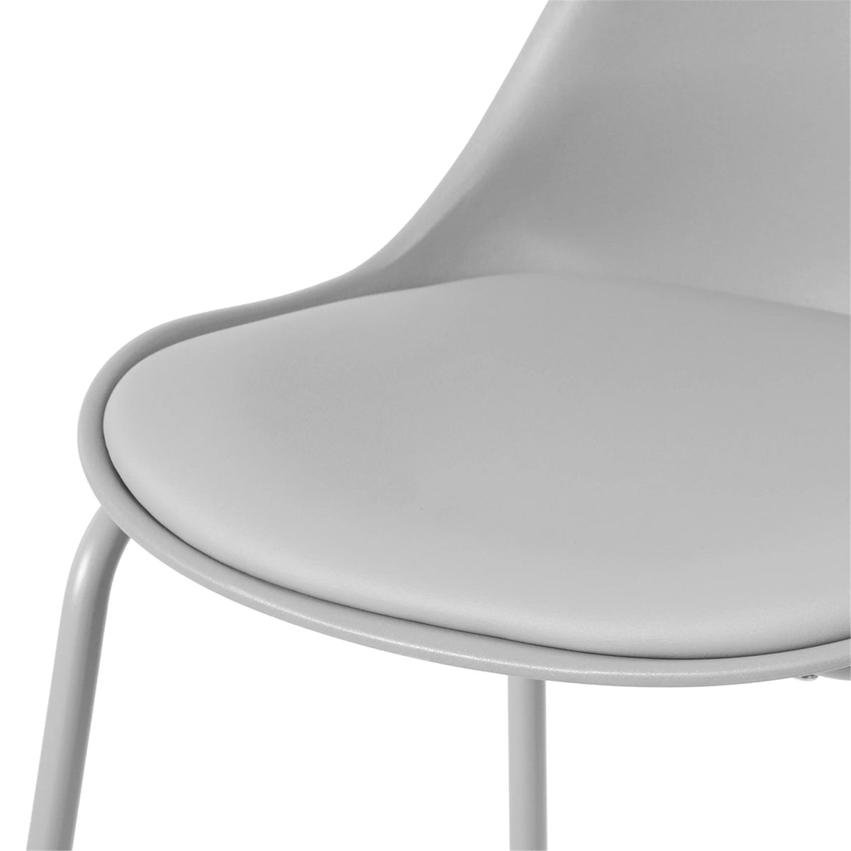 28" PU Leather Bar Stool Set of 2 with Backs S80639