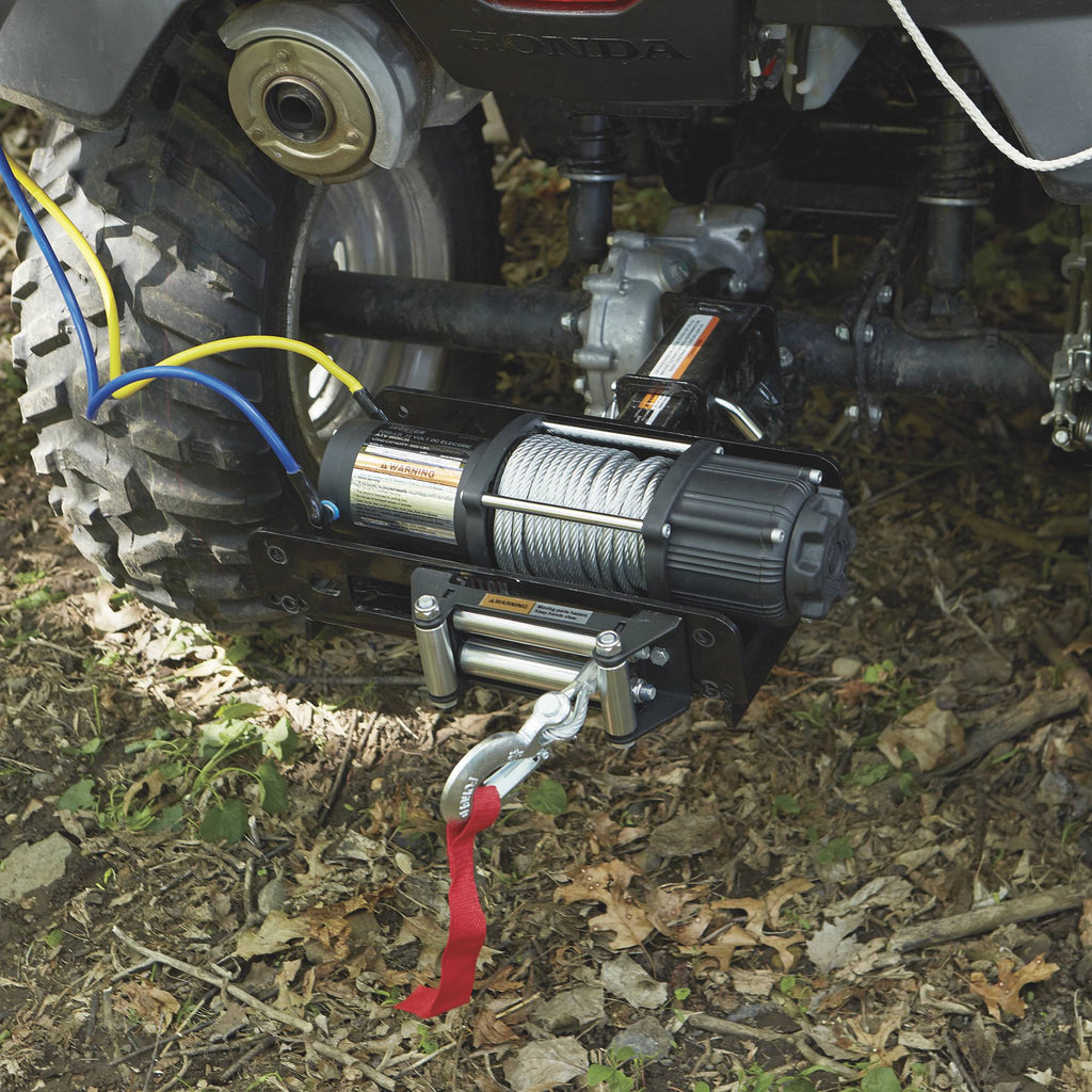 12 Volt DC Electric ATV Winch 5,000-lb. Capacity Steel Wire Rope I420