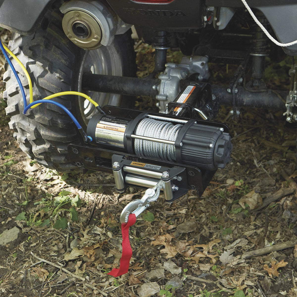 12 Volt DC Electric ATV Winch 5,000-lb. Capacity Steel Wire Rope I420
