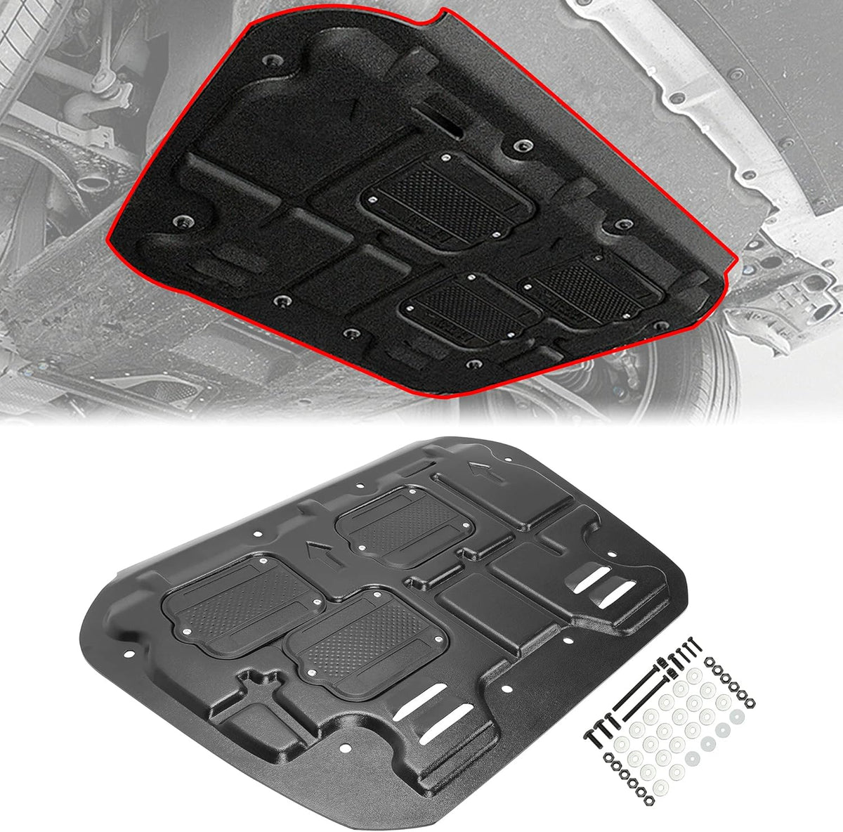Under Engine Splash Shield Mudguard Pack of 2 X3983