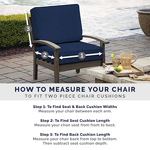 Rain-Proof Fade Resistant Outdoor Chair Cushion F237