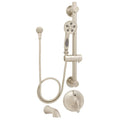 Brushed Nickel Shower & Tub Combination Y766644