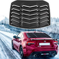 Rear Window Louver ABS Matte Black Windshield Sunshade Cover Y336