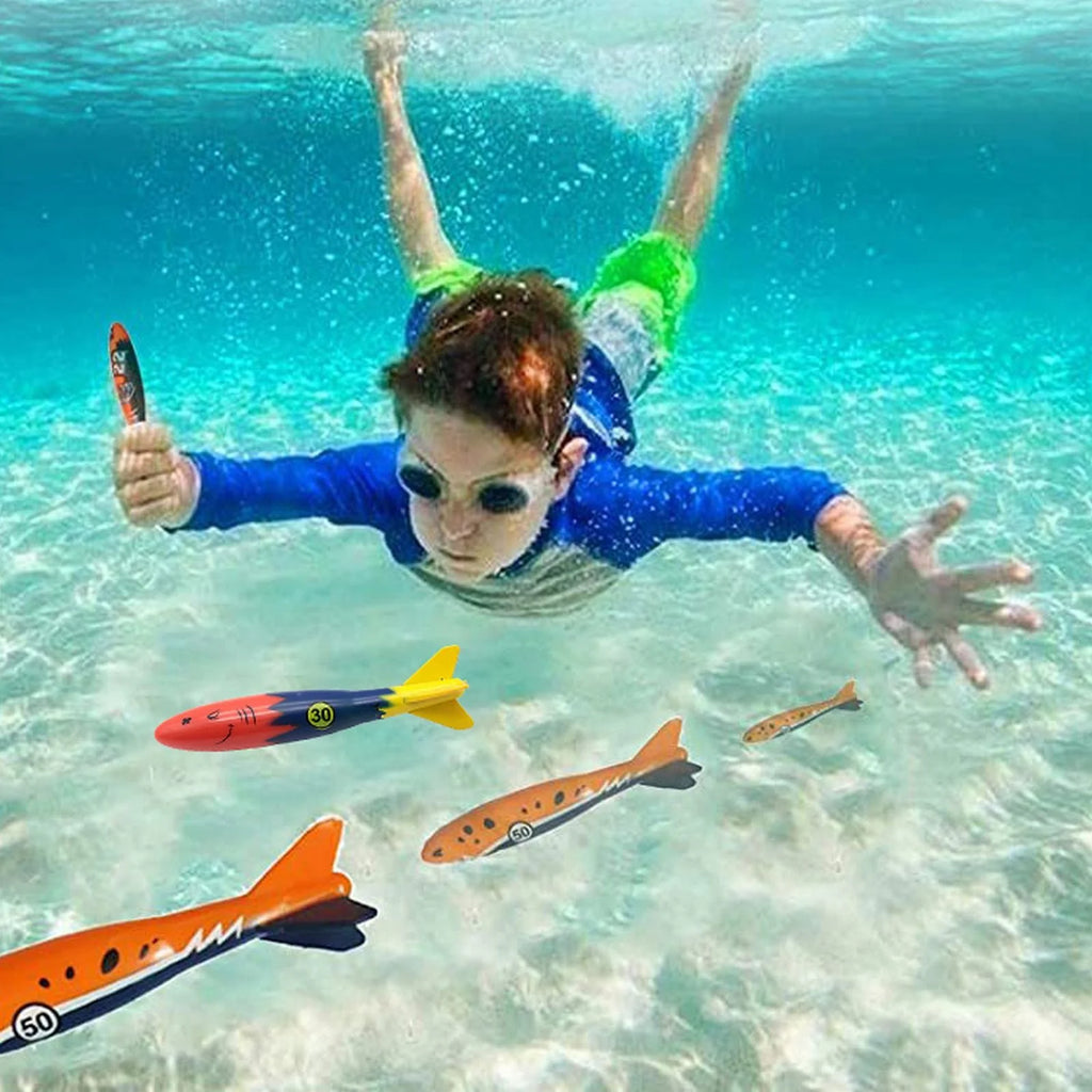 Sharks Swimming Pool Toy Set Of 4 Pieces D225