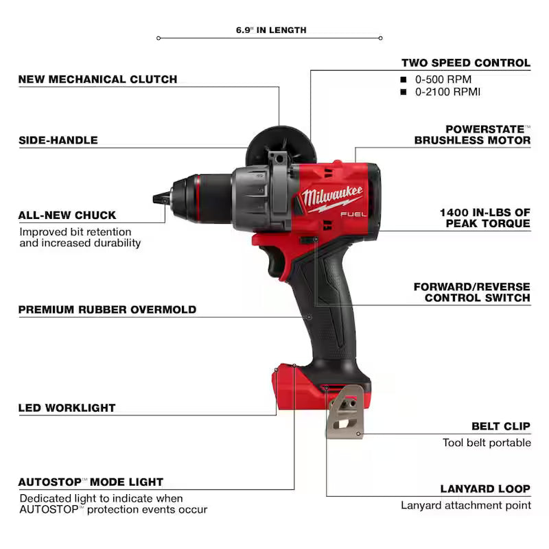 18-Volt Lithium-Ion Brushless Cordless Hammer Drill with Screw Driver Bit Set R3710
