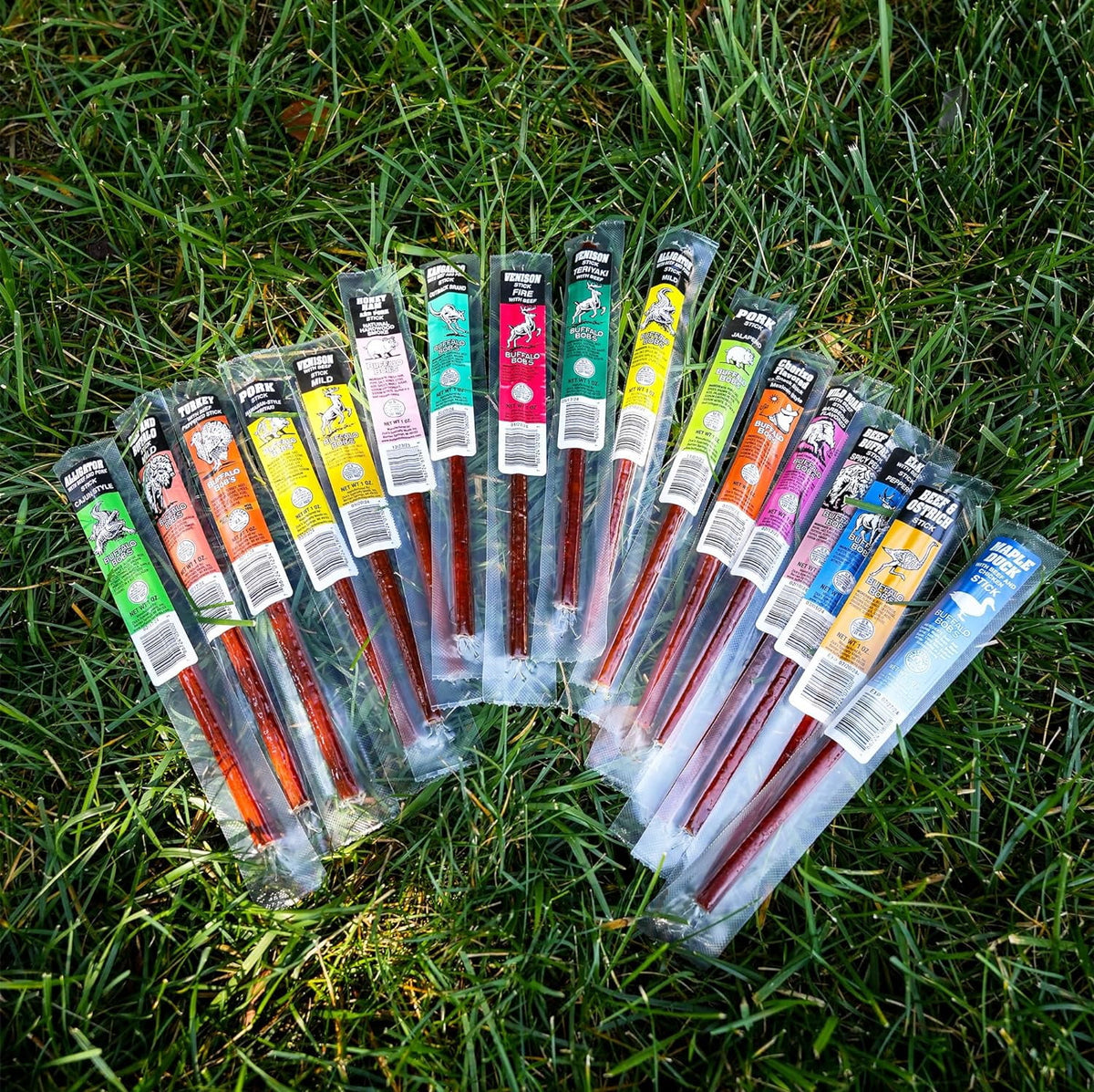 10 Piece Game Jerky Sticks Variety Pack E364842