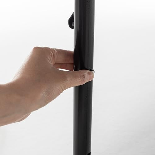 Black Half Folding Utility Table 6 Feet 72" x 29.5" Lightweight Portable R165207