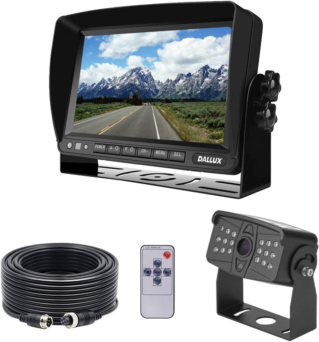 HD 1080P 7 inch Monitor Truck Backup Camera Kit R301