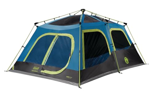 Coleman Camping Tent with Instant Setup, 4/6/8/10 Person Weatherproof Tent with Double-Thick Fabric and Carry Bag S7840