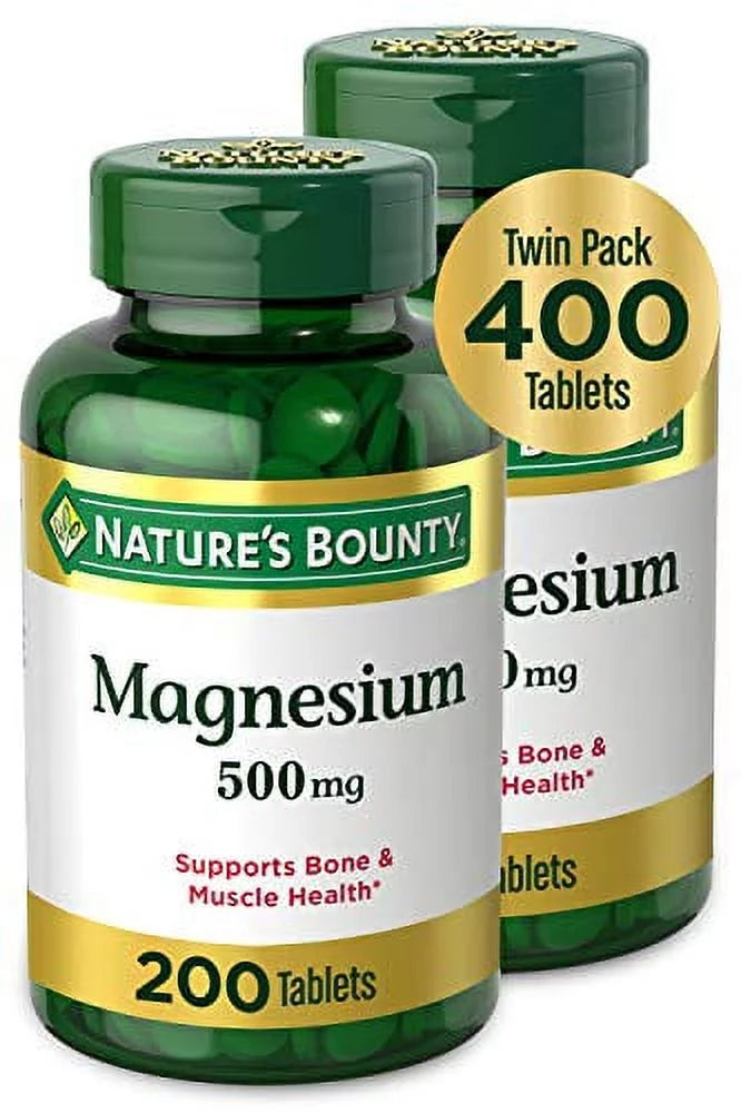400 Count Magnesium 500mg Tablets L788