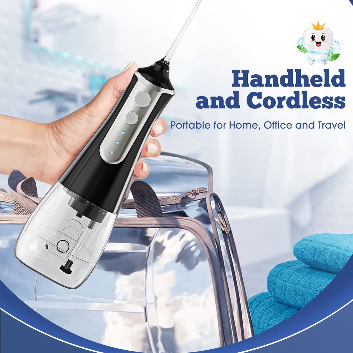 Cordless Water Flosser 3 Modes 5 Tips IPX6 Waterproof N681424