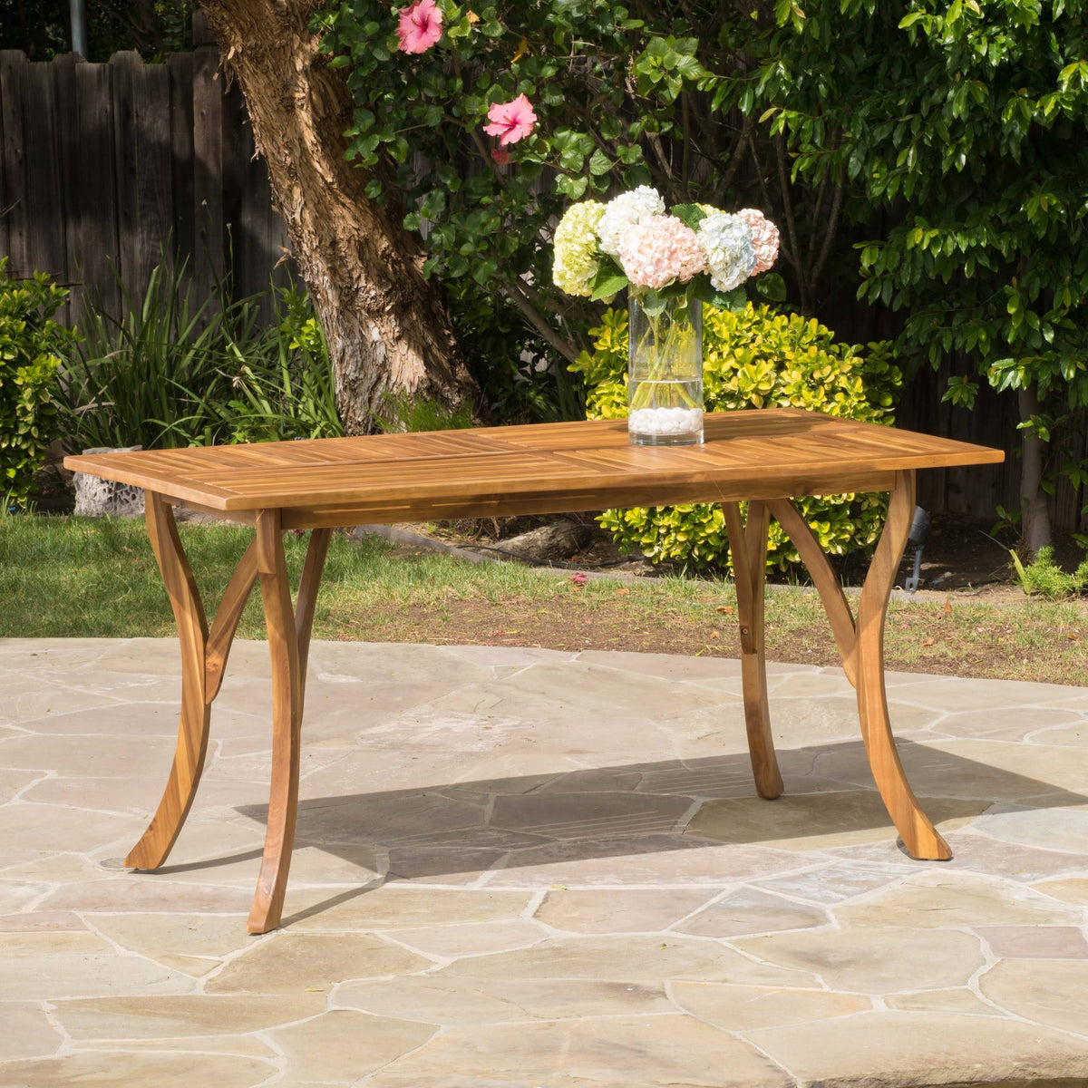 Gray Rectangular Outdoor Dining Table J217