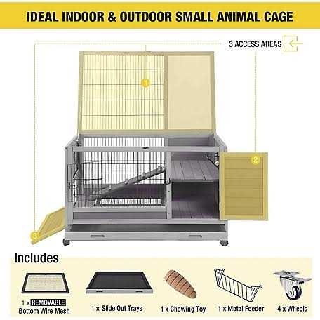 Rabbit Hutch Indoor Bunny Cage K6142