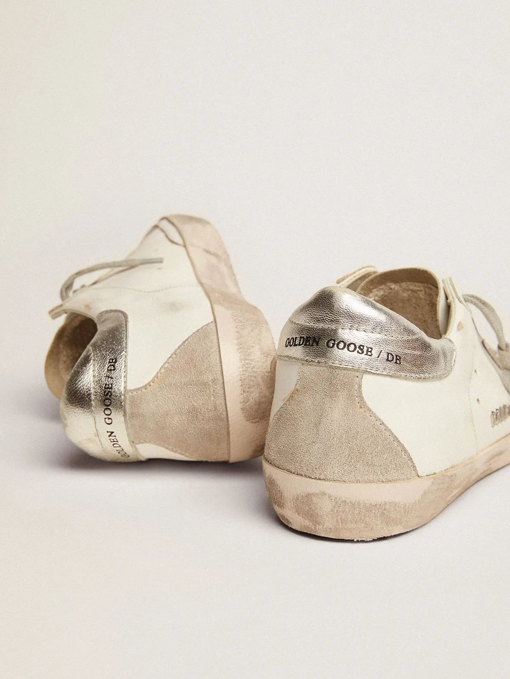 Super-Star Sneakers with Heel Tab and Stud Lettering E990058