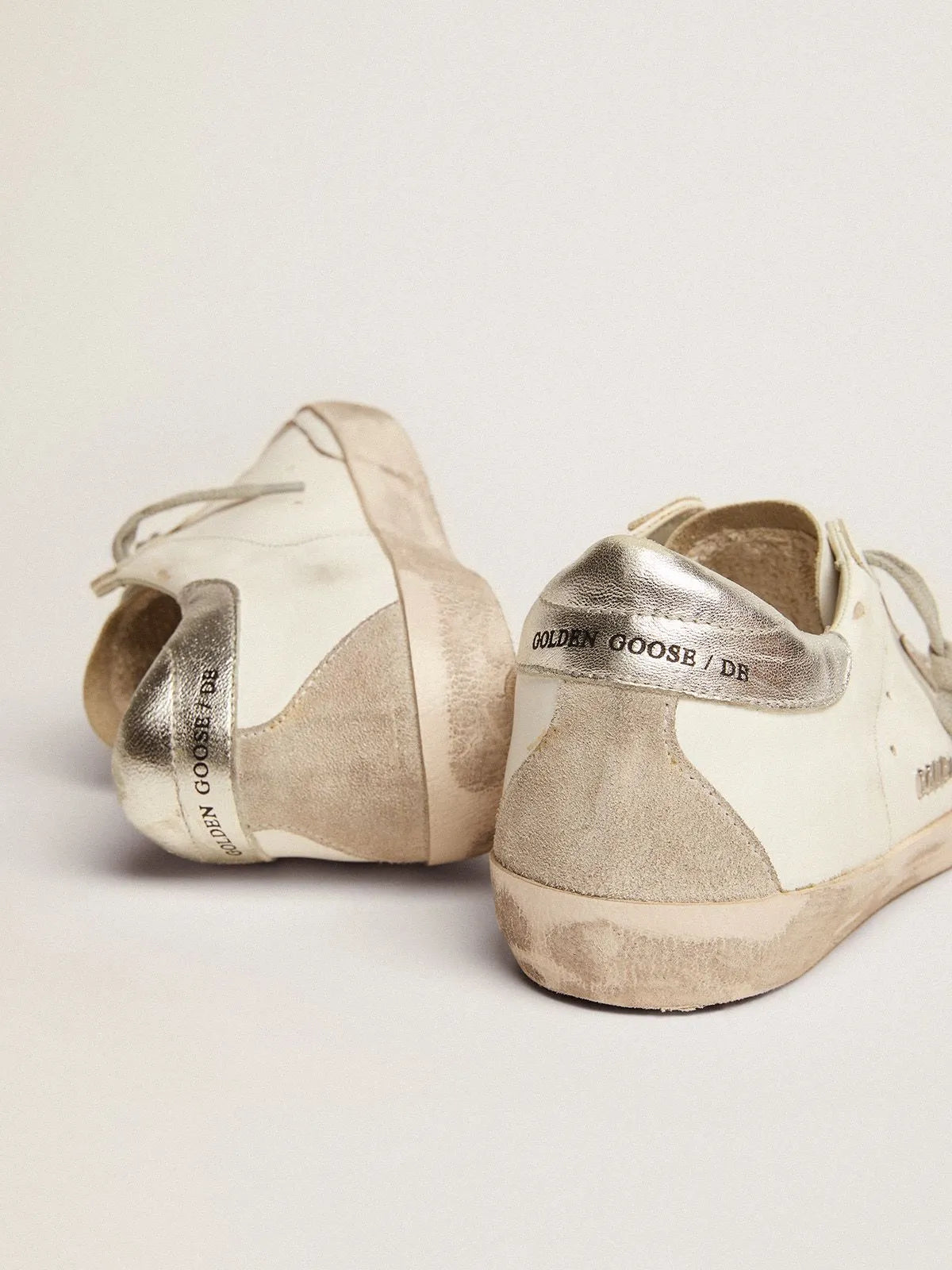Super-Star Sneakers with Heel Tab and Stud Lettering E990058