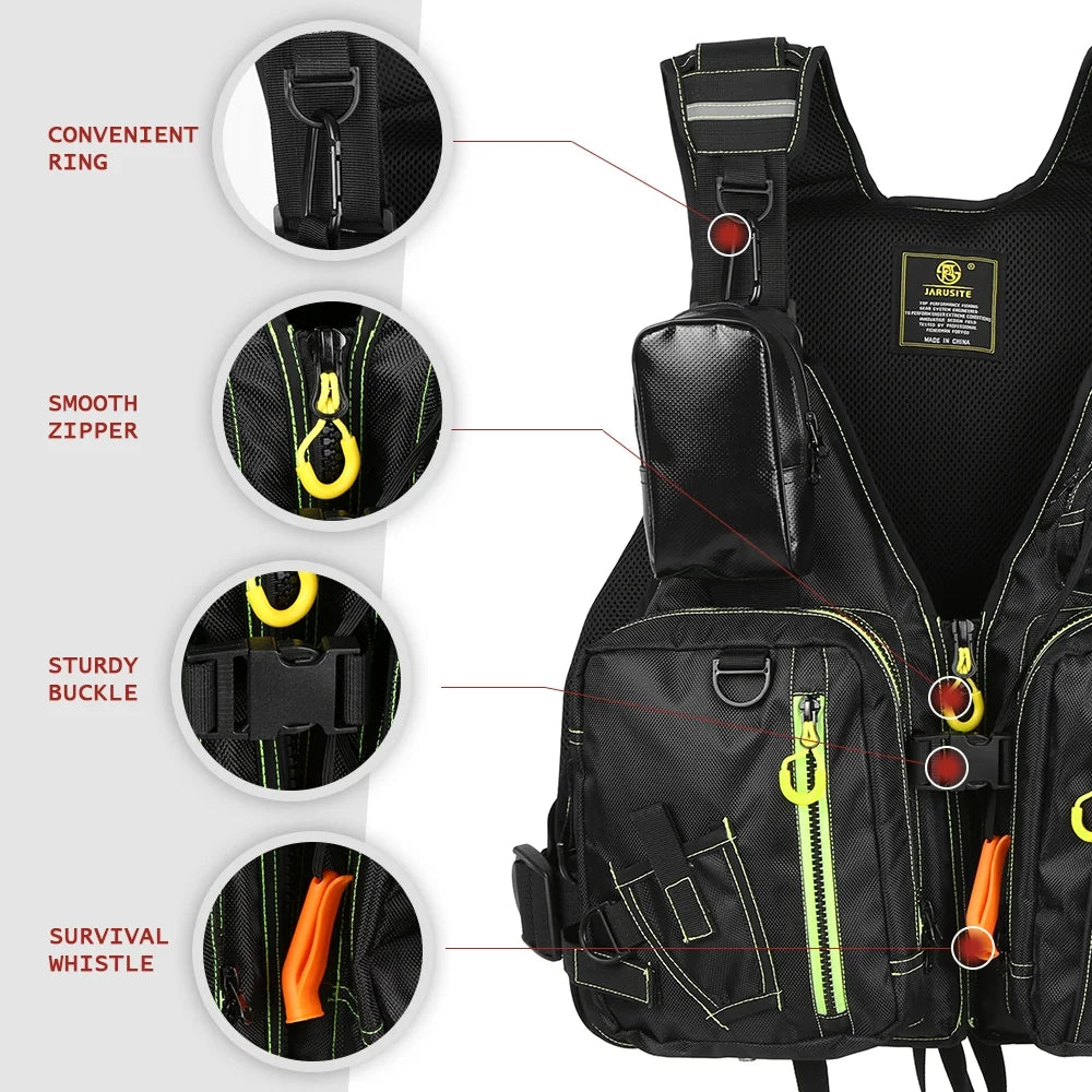 Fishing Life Jacket Waistcoat J7050