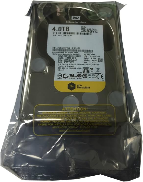 4TB 7200RPM 64MB Cache SATA 6.0Gb/s 3.5 Internal Hard Drive R1560