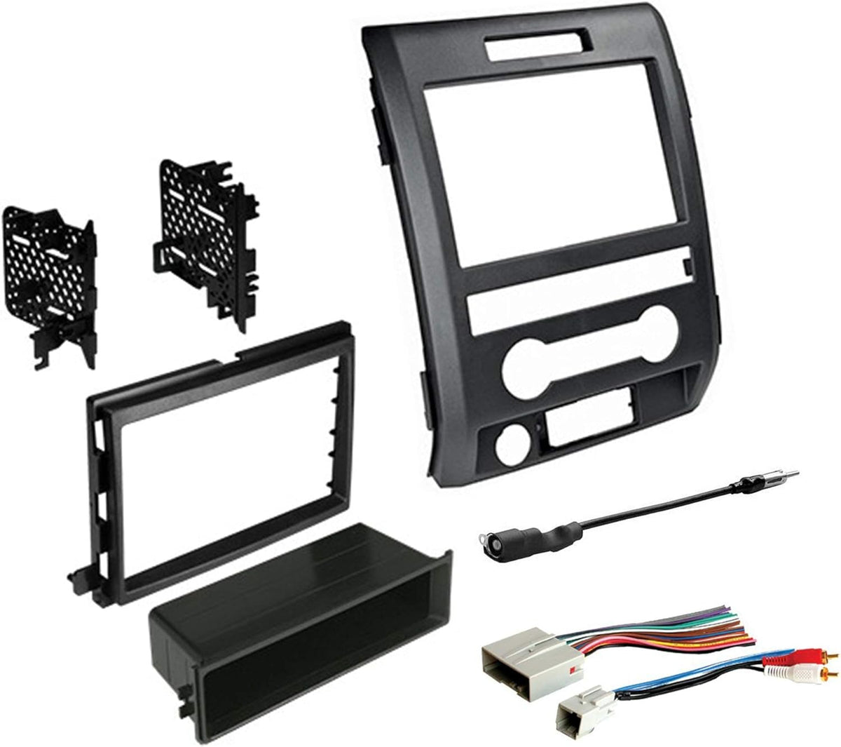 Single or Double DIN Radio Dash Kit for Ford F-150 S487