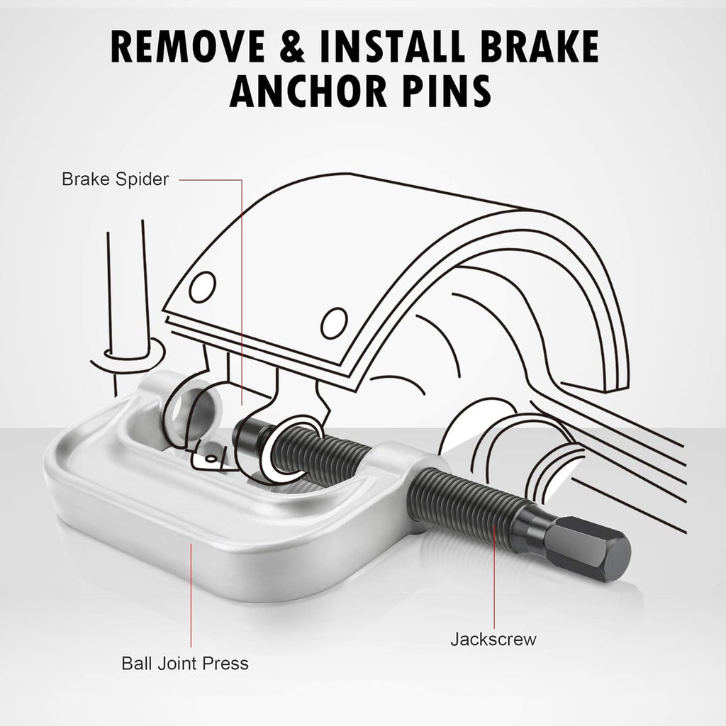 Ball Joint Press & U Joint Removal Tool Kit with 4wd Adapters K503