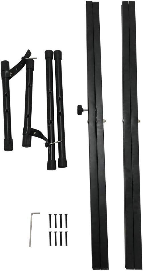 Heavy-Duty Double-X Adjustable Piano Keyboard Stand and Classic Piano Bench C463