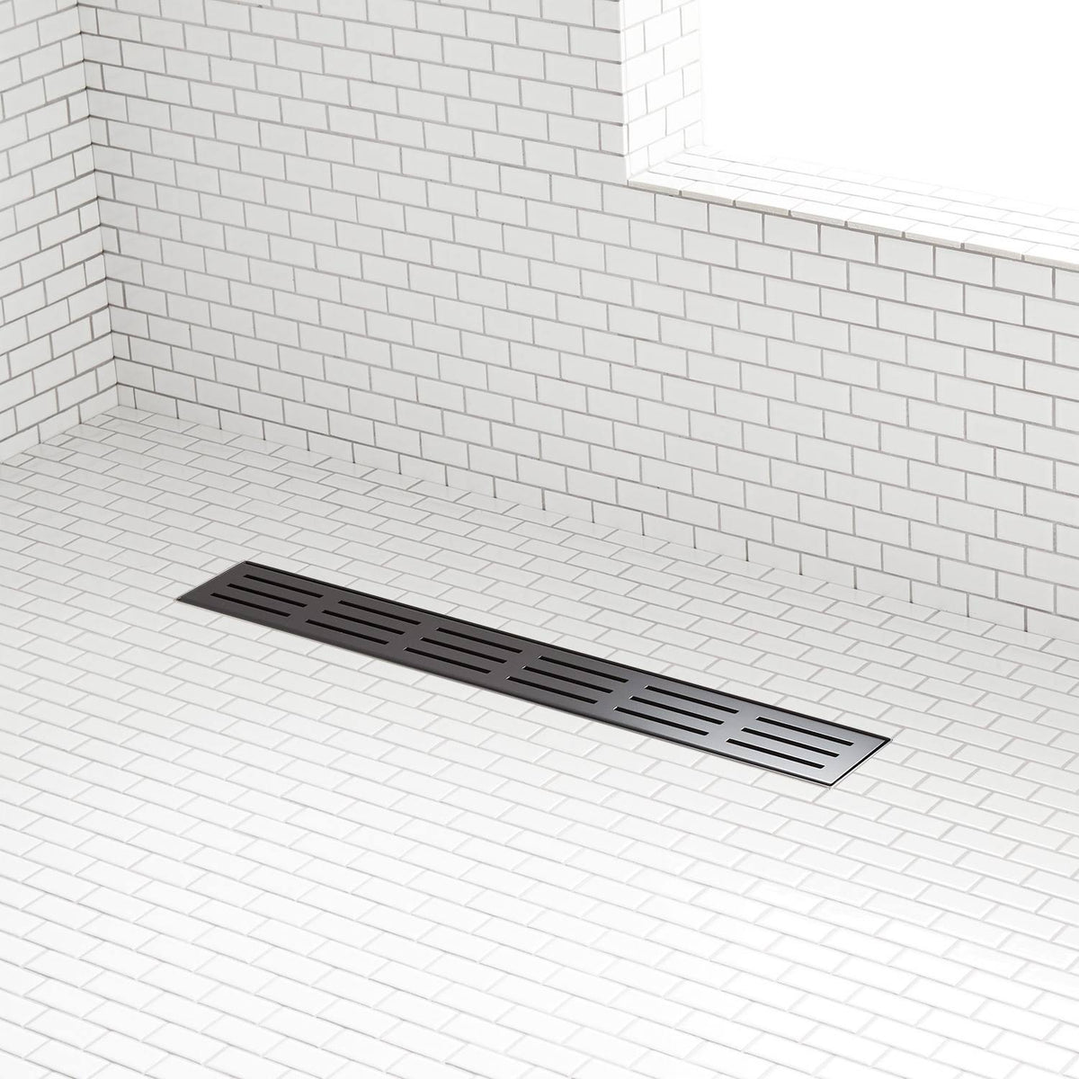 Oil Rubbed Bronze Stainless Steel Linear Shower Drain V8017