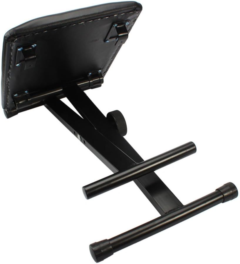Heavy-Duty Double-X Adjustable Piano Keyboard Stand and Classic Piano Bench C463