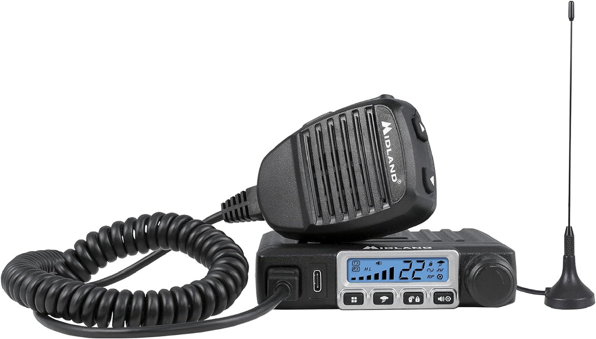 15 Watt GMRS Two-Way Radio with Magnetic Mount Antenna C6272