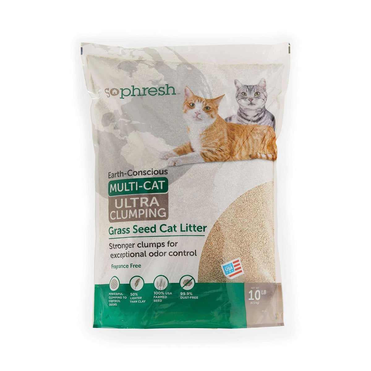 Unscented Grass Seed Cat Litter B646