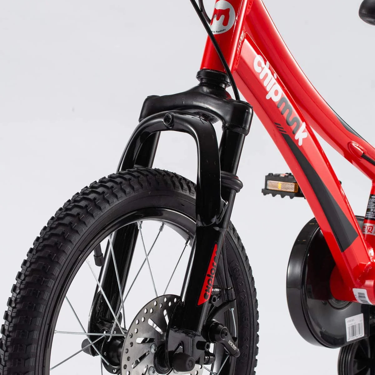 16 Inch Front Suspension Disc Brakes Red Kids Bike X423