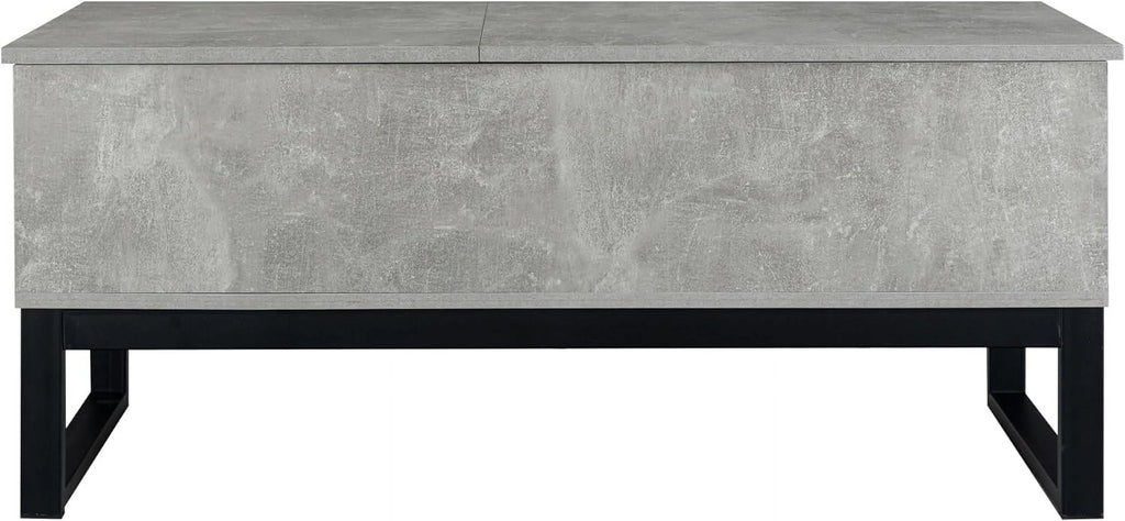 Gray Lift Top Coffee Table with Hidden Compartment E47879