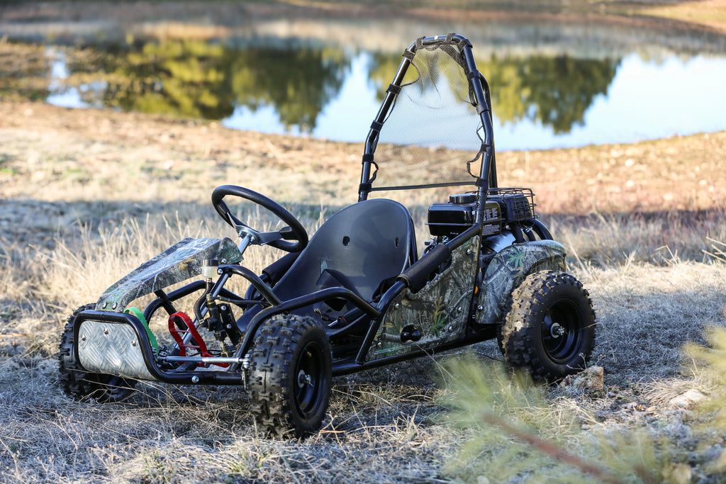 Gas Powered Camo Ride-On Go Kart W712