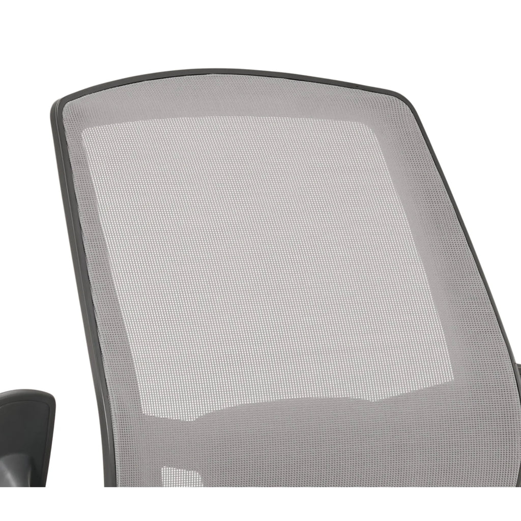 Ergonomic Mesh/Fabric Mid-Back Task Chair, Gray Z201837