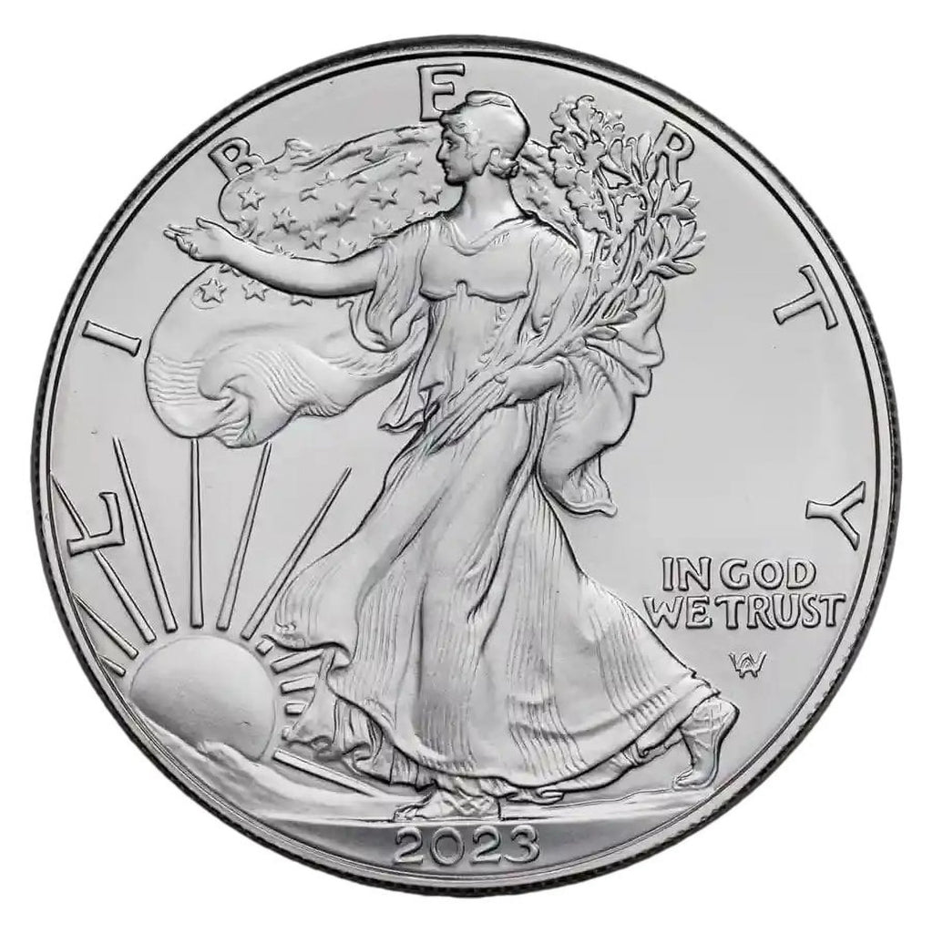 1 oz American Silver Eagle BU Tube of 20 Coins X35534