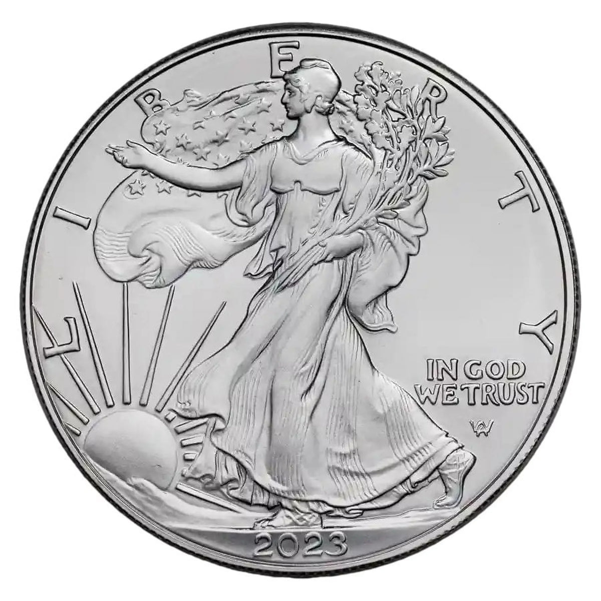 1 oz American Silver Eagle BU Tube of 20 Coins X35534