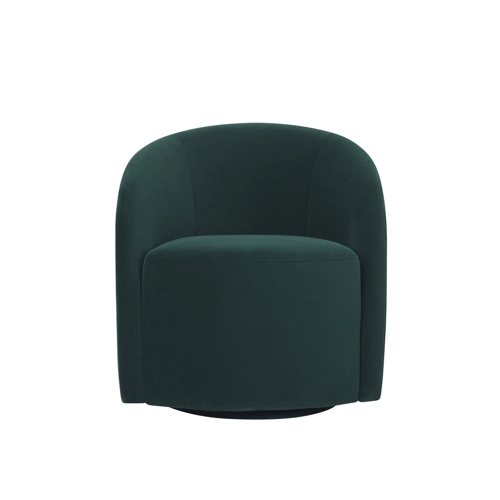 Green Velvet Swivel Accent Chair C611248