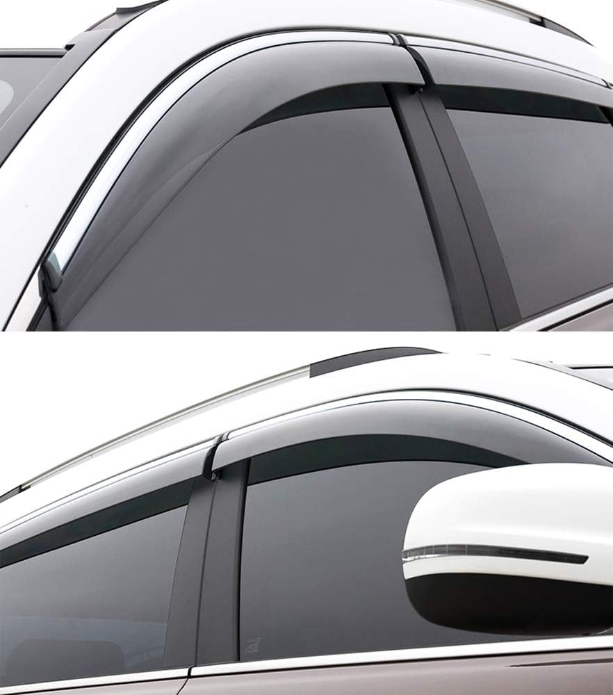 Car Window Visor Vent Shade Deflector Sun/Rain Guards R693828