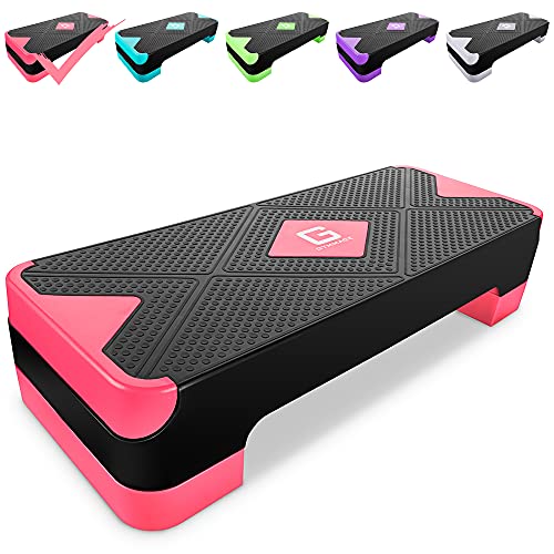 Adjustable Aerobic Stepper with 2 Risers Z42718
