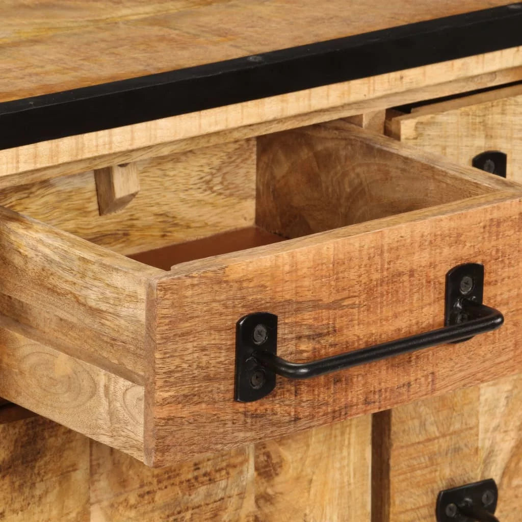TV Cabinet with Drawers Solid Mango Wood Y6299
