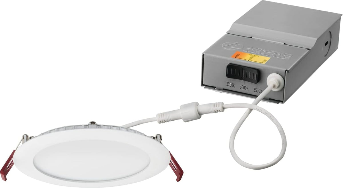 Recessed Wafer Downlight, Ultra Thin Round Trim, Switchable Color Temperature B131