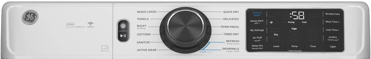28 Inch Electric Dryer 7.8 CuFt with Steam and Sanitize G769289