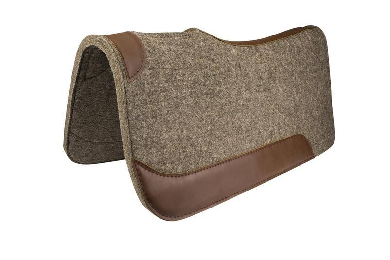 Chocolate Felt Western Saddle Pad A73956