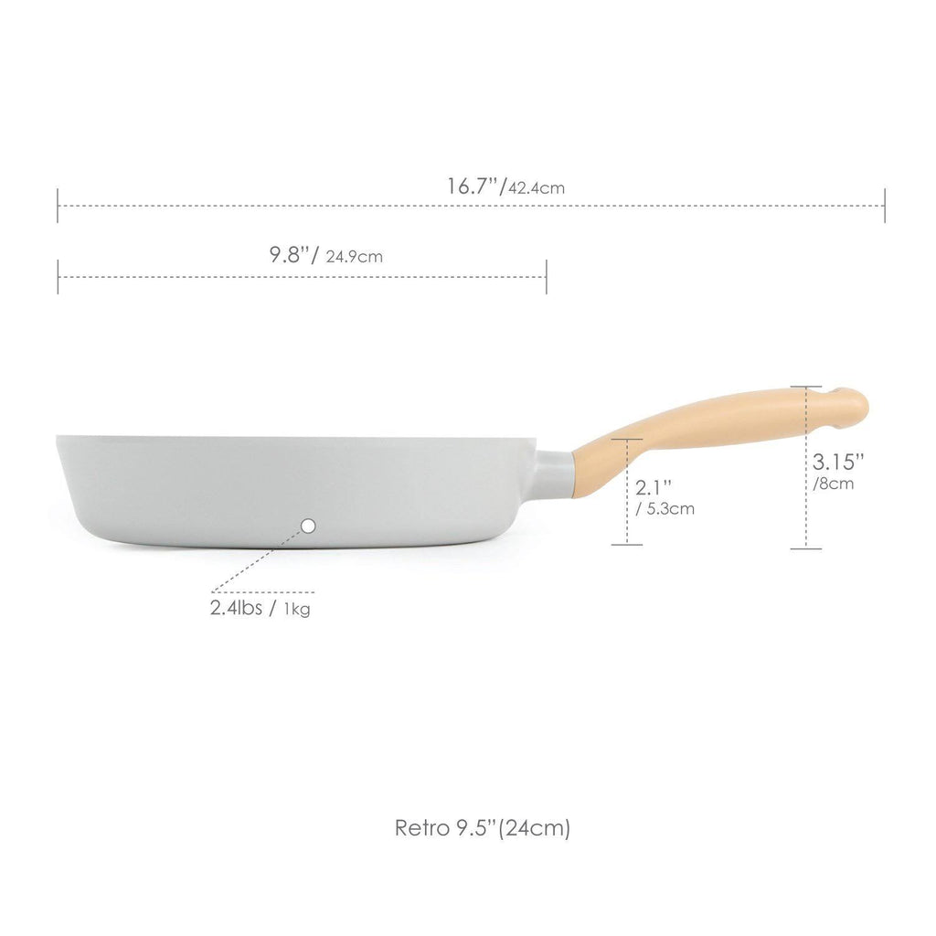 9.5-Inch Cast Aluminum Frying Pan with Soft-Touch V59706